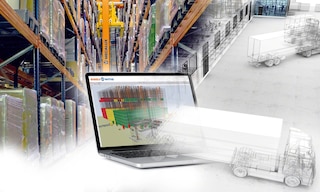 O warehouse simulator é uma ferramenta para projetar e validar o funcionamento de uma instalação logística