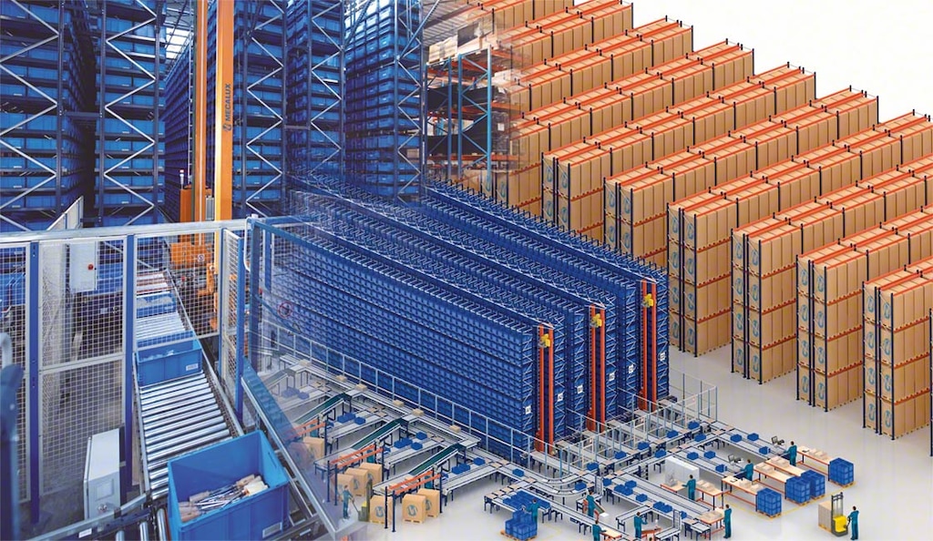Com um warehouse simulator os fluxos de trabalho podem ser otimizados