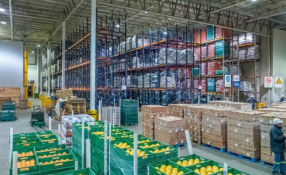 O novo armazém de fruta fresca, legumes e hortaliças da Coto na Argentina