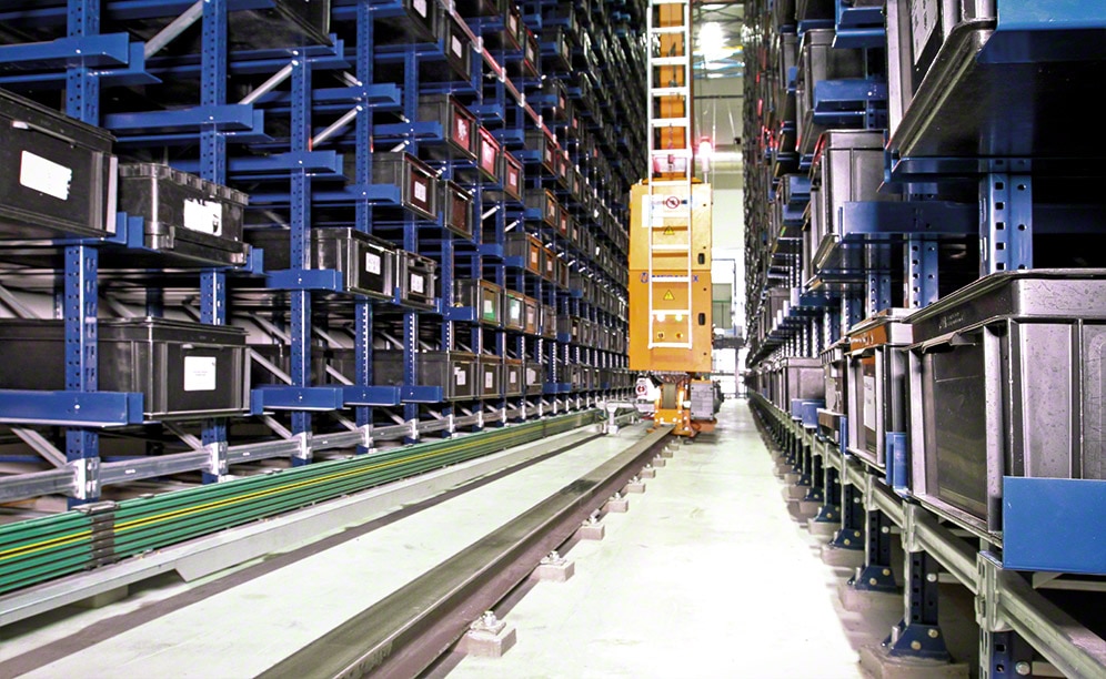 Armazém automático miniload: agilidade na preparação de pedidos da Continental Armazém automático miniload: agilidade na preparação de pedidos da Continental