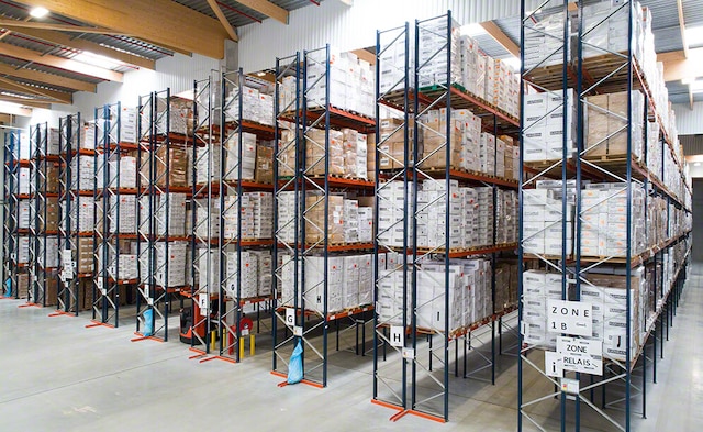 As estantes se ajustam por completo às necessidades da TopTex