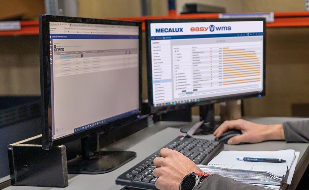 O Easy WMS da Mecalux gerencia todas as operações do armazém Motocard