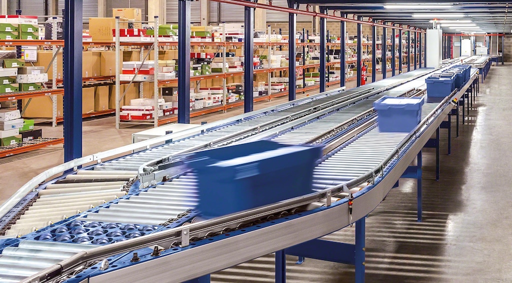 Sistemas de transporte para caixas Sistemas de transporte para caixas