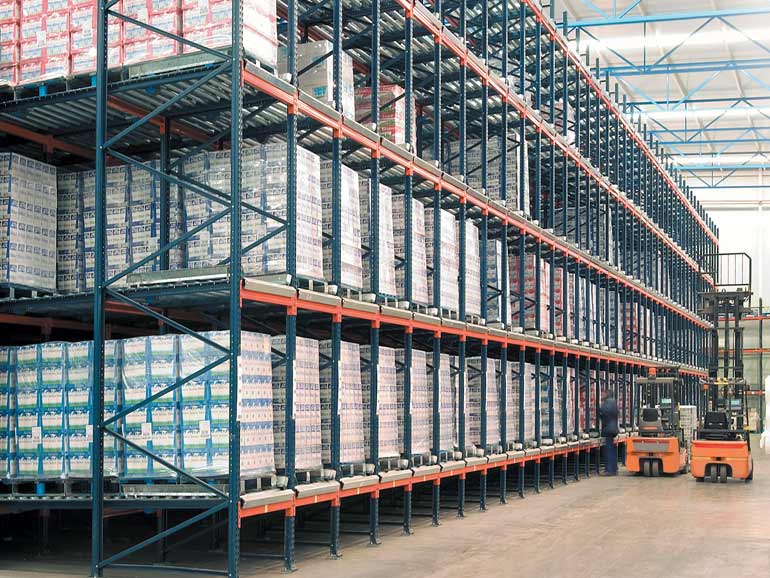 Armazém para corporação dedicada ao setor alimentício.