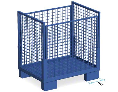 Contentores metálicos sem base tipo 2 