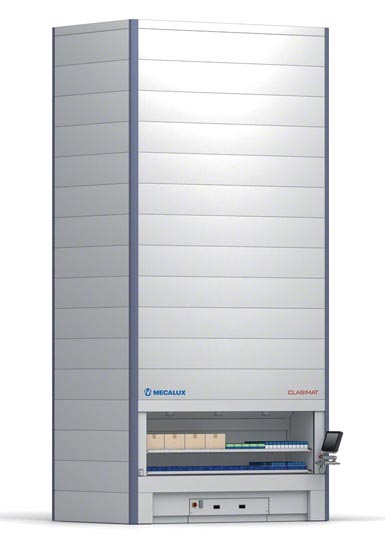 Sistema de armazenagem vertical automático