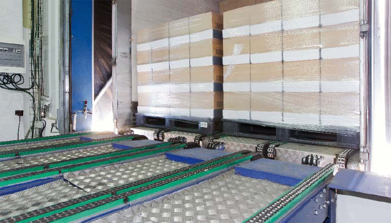 Carga automática através de elementos deslizadores