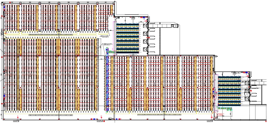 Pallet Shuttle Mecalux project Alainé 2017