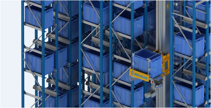 Os brinquedos da Clics serão depositados em um armazém automático de caixas