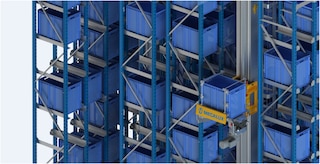 Os brinquedos da Clics serão depositados em um armazém automático de caixas Os brinquedos da Clics serão depositados em um armazém automático de caixas