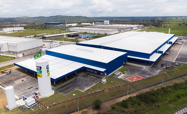 O armazém de atacado Bartofil Distribuidora no Brasil