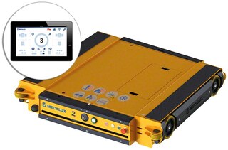 O sistema Pallet Shuttle aproveita ao máximo a superfície e aumenta a capacidade de armazenamento O sistema Pallet Shuttle aproveita ao máximo a superfície e aumenta a capacidade de armazenamento