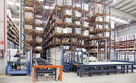 Mecalux otimiza o centro logístico da Industrias Cosmic em Barcelona com a construção de um armazém automático