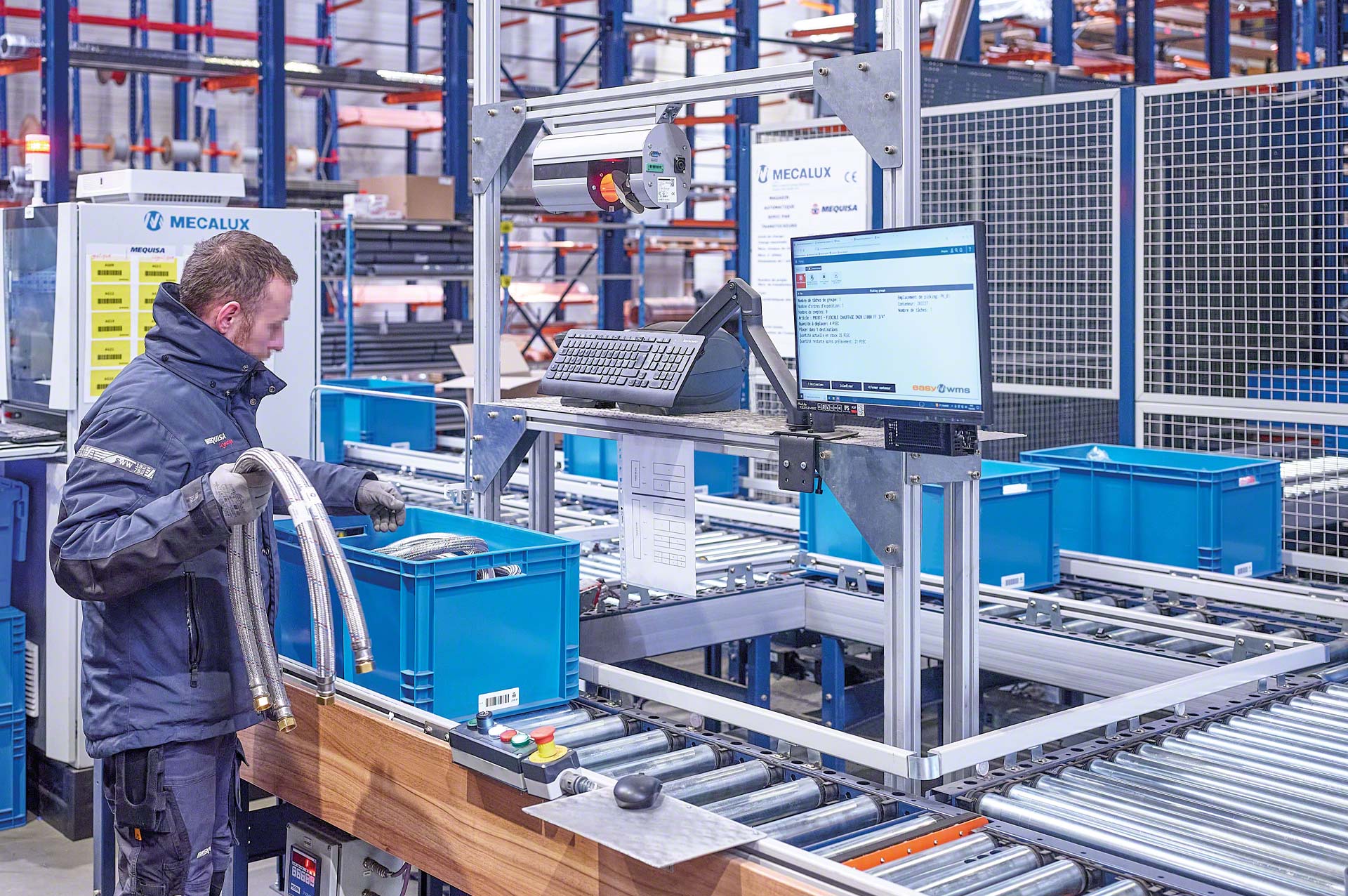 MEQUISA automatiza o armazenamento de artigos de pequenas dimensões