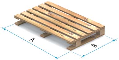 Palete 1,00m x 1,00m  Comércio de Palletes de Madeira Novos e Usados