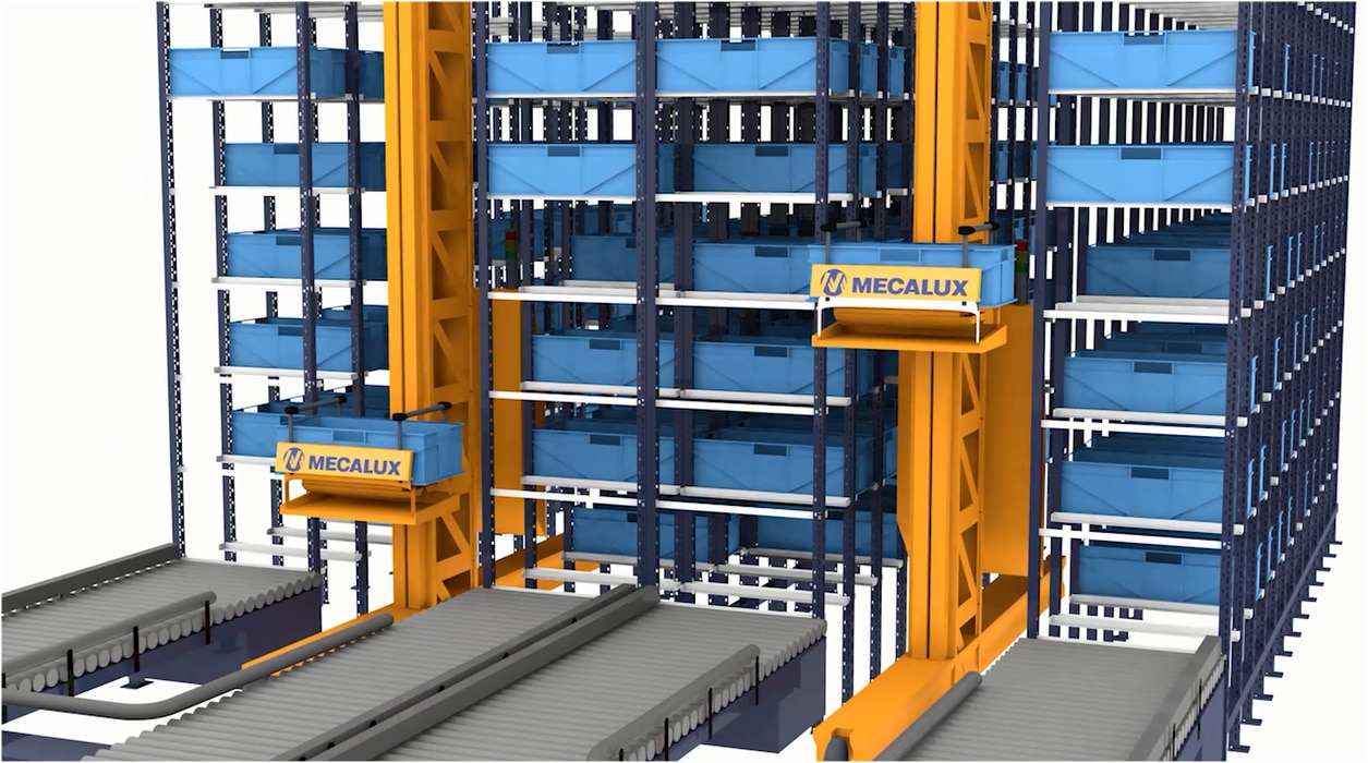 Miniload – Armazém automático para cargas leves Miniload – Armazém automático para cargas leves