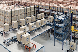 O 4-Way Pallet Shuttle dinamiza o gerenciamento de cargas em armazéns de alta rotatividade