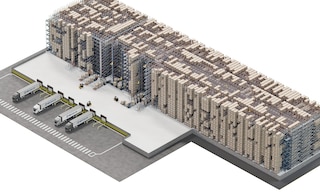 O 4-Way Pallet Shuttle otimiza o espaço para aumentar a capacidade
