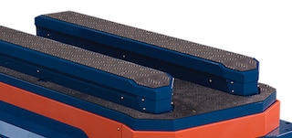 Os modelos AMR 600 e AMR 1500 incluem plataformas elevatórias