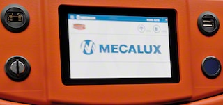 Cada robô AMR inclui uma tela para realizar consultas sobre seu status e tarefas de manutenção