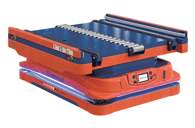 Os robôs móveis autônomos transportam cargas entre dois pontos de forma totalmente autônoma