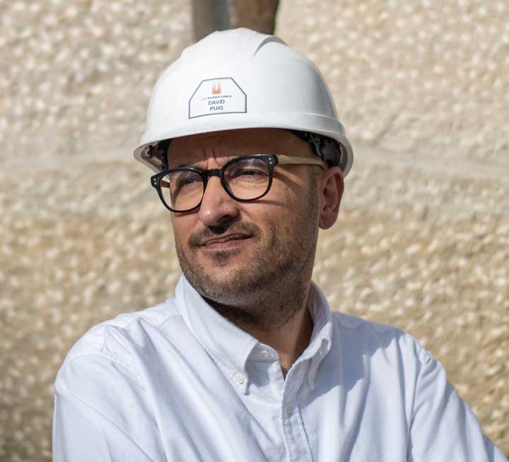 David Puig, arquiteto adjunto da Sagrada Família