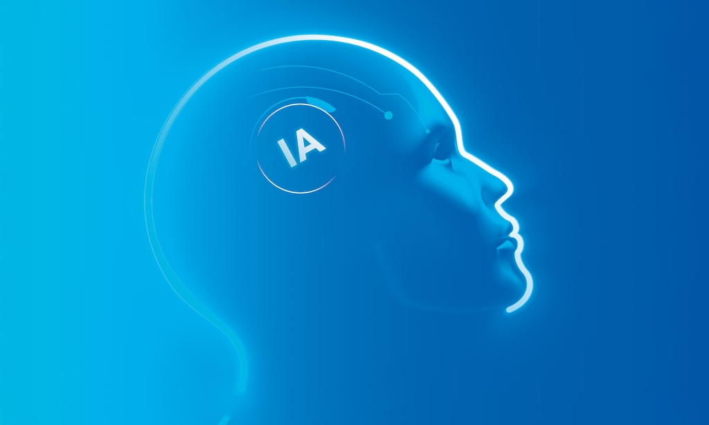 Um agente de IA interage com seu ambiente, coleta dados e os utiliza de forma autônoma