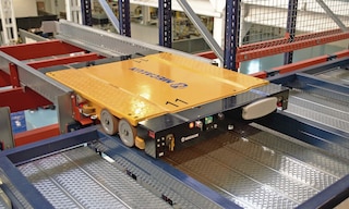 O 4-way shuttle para paletes