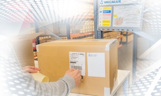 A etiquetagem no armazém agiliza o manuseio da mercadoria