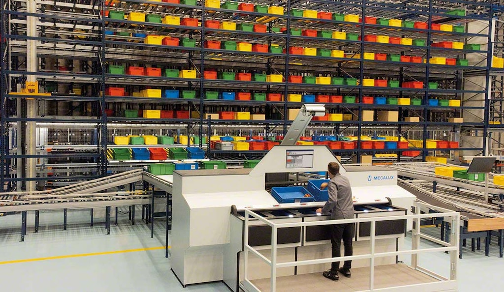 A automação agiliza a preparação de pedidos para oferecer uma experiência de compra satisfatória