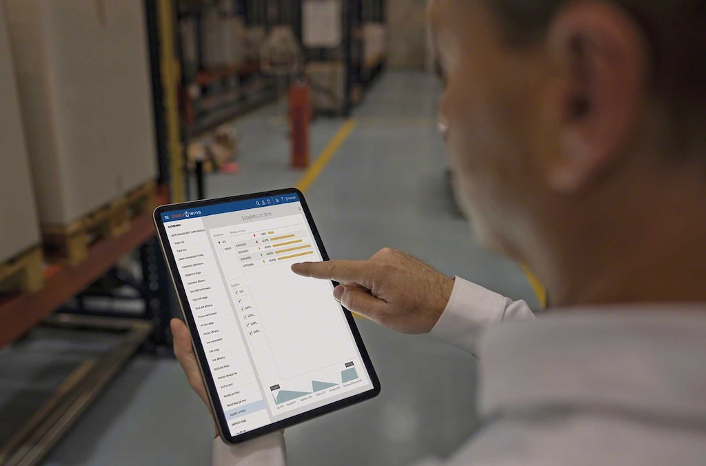 El módulo Supply Chain Business Intelligence do Easy WMS permite a identificação de futuras ineficiências na cadeia de suprimentos