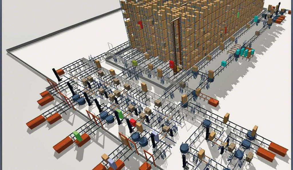 O software de simulação prevê o comportamento de novas soluções em ambientes virtuais