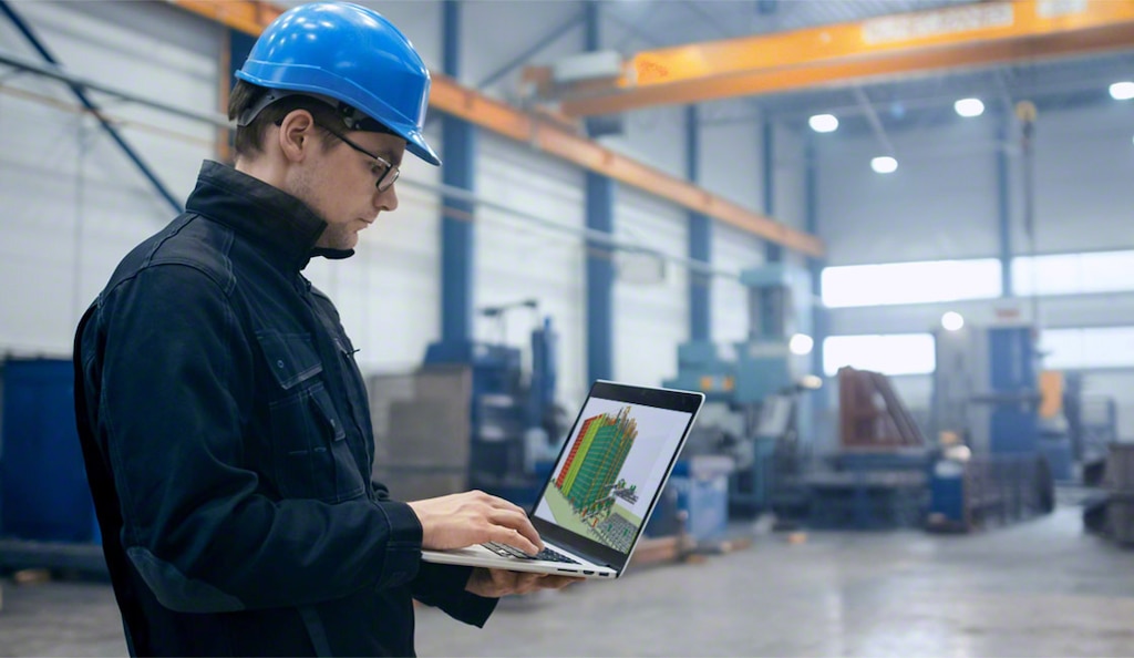 O sistema SCADA atua como centro de controle de uma planta industrial ou logística