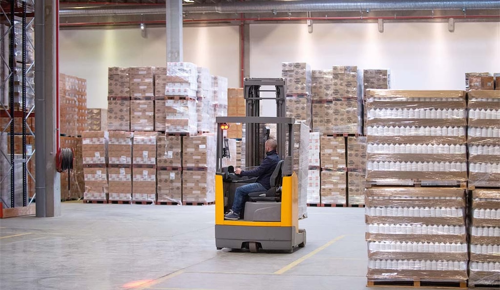 Um gerenciamento adequado da segurança em empilhadeiras protege a instalação logística