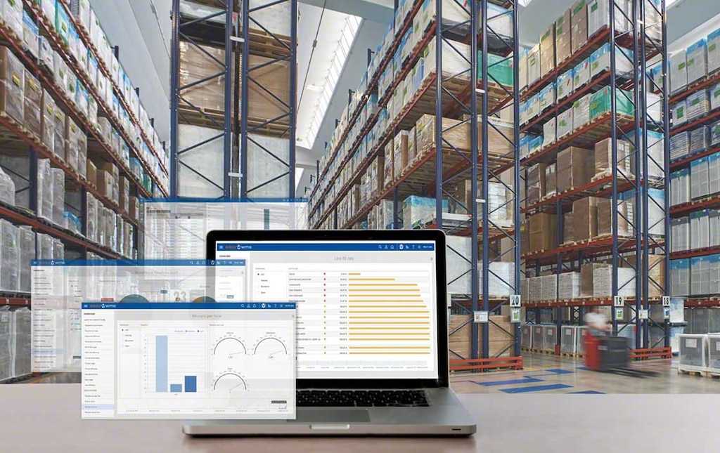 Um WMS permite compilar todos os dados gerados por um armazém para posteriormente serem utilizados no digital twin