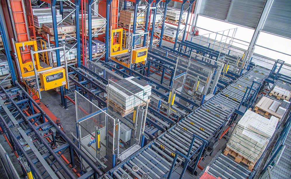Armazém automático do distribuidor de materiais de construção VM Matériaux