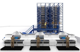 É possível incorporar mais estações de separação em um mesmo armazém para multiplicar o número de pedidos