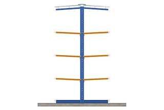 A estrutura cantilever coberta pode ser instalada em áreas externas