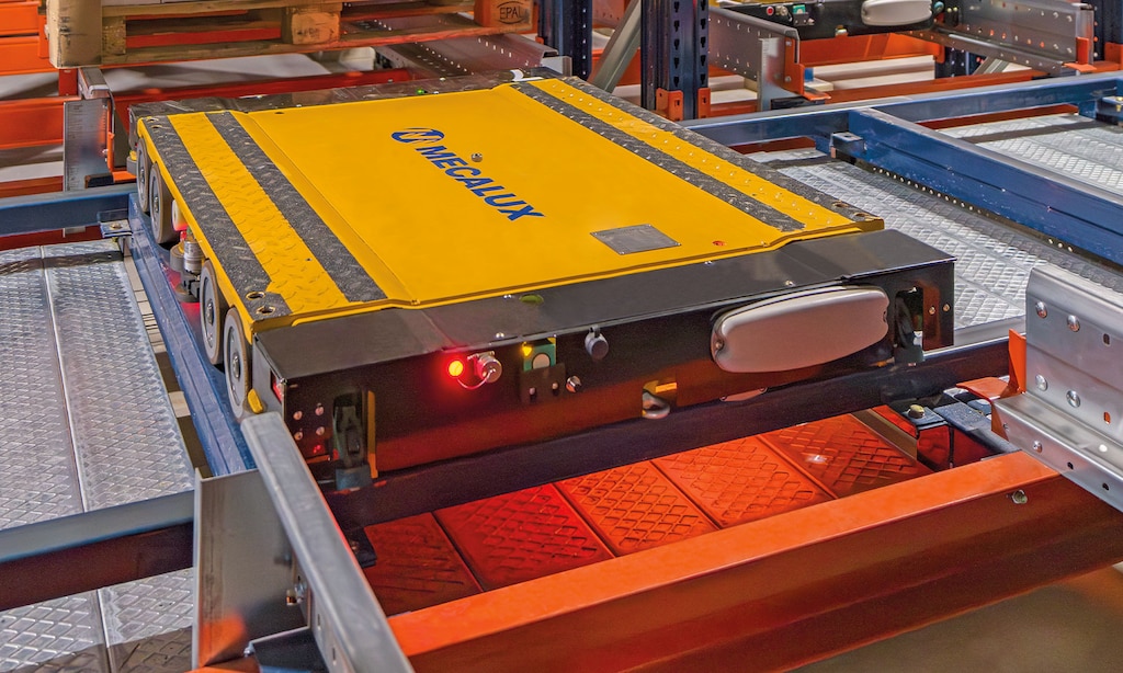 Novo armazém automático de GBS na França gerencia 650 referências de cervejas especiais utilizando o Pallet Shuttle Automático 3D