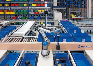 Mecalux lança um sistema robótico para preparação de pedidos com tecnologia de inteligência artificial de Siemens