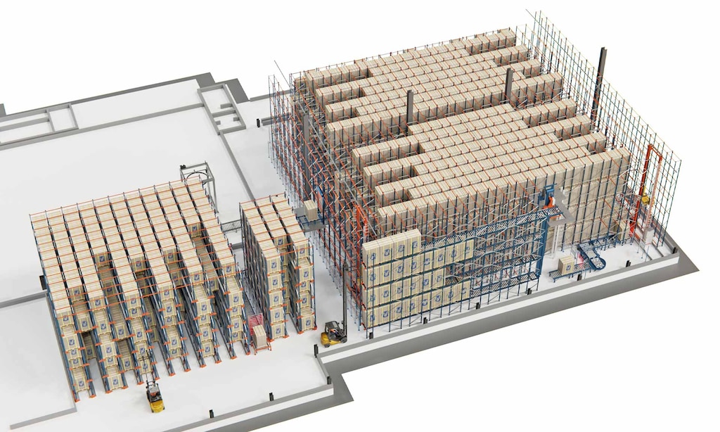 Novo armazém automático de Melvit na Polônia para gerenciamento de flocos de aveia