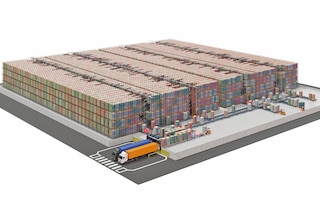 O Pallet Shuttle automático permite projetar armazéns de grande capacidade