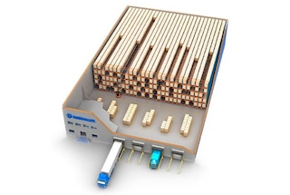 Pallet Shuttle com um único corredor frontal