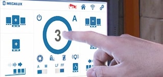 O indicador de carro permite identificar o número do carro em funcionamento