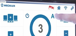 O seletor de paletes permite escolher o tipo de palete que se pretende manusear