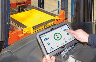 O sistema é controlado através de um tablet tátil com um software intuitivo e fácil de usar