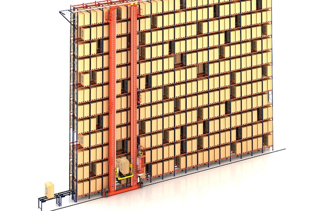 Les transtockeurs automatisent le dépôt et l’extraction des palettes